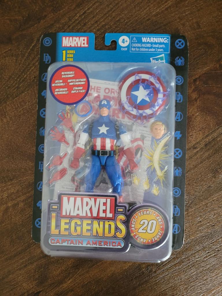 Marvel legends Old school Captain America, Ophalen of Verzenden, Nieuw
