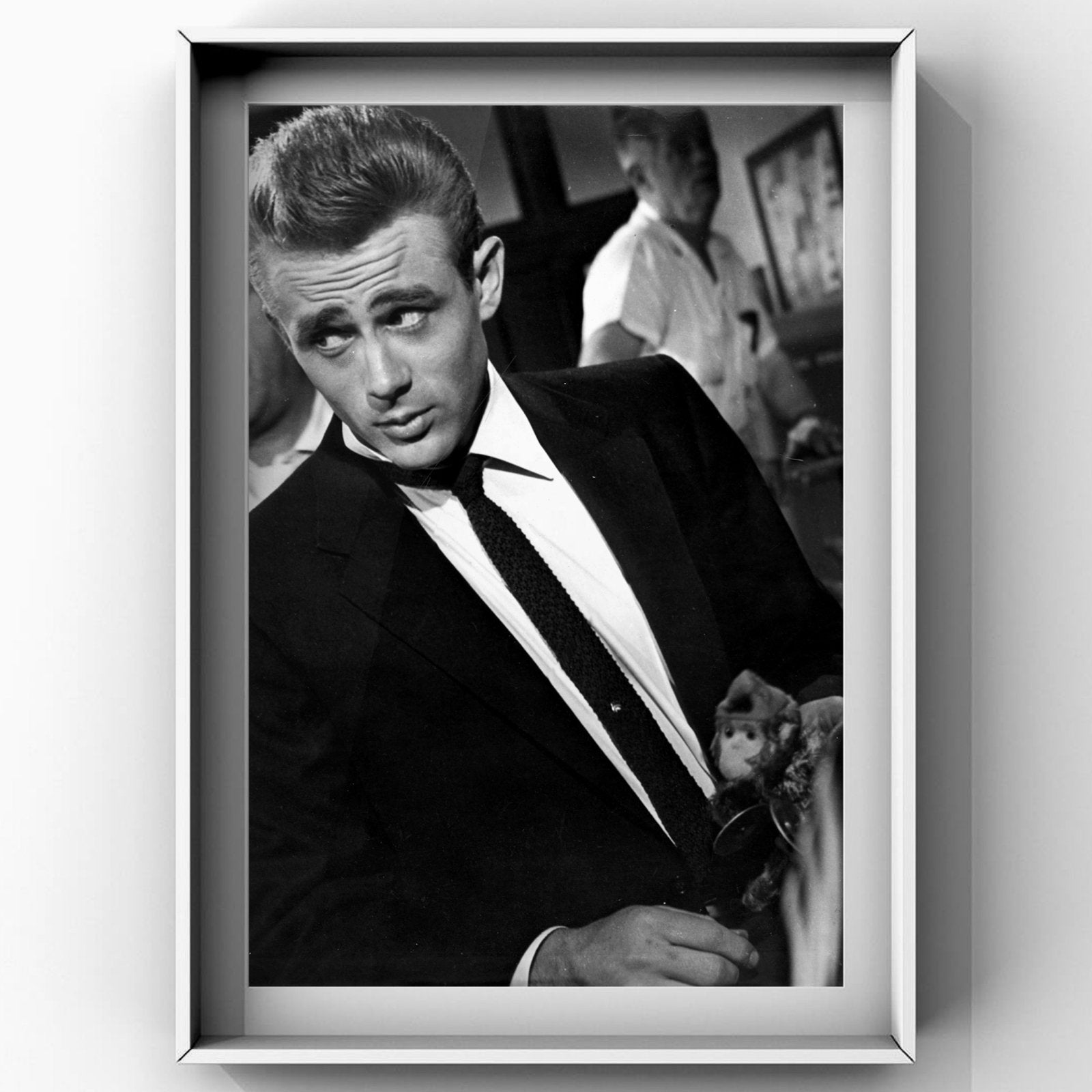 James Dean als Jett Rink, Giant fine art zwart wit foto, Ophalen of Verzenden, Nieuw, Foto of Kaart