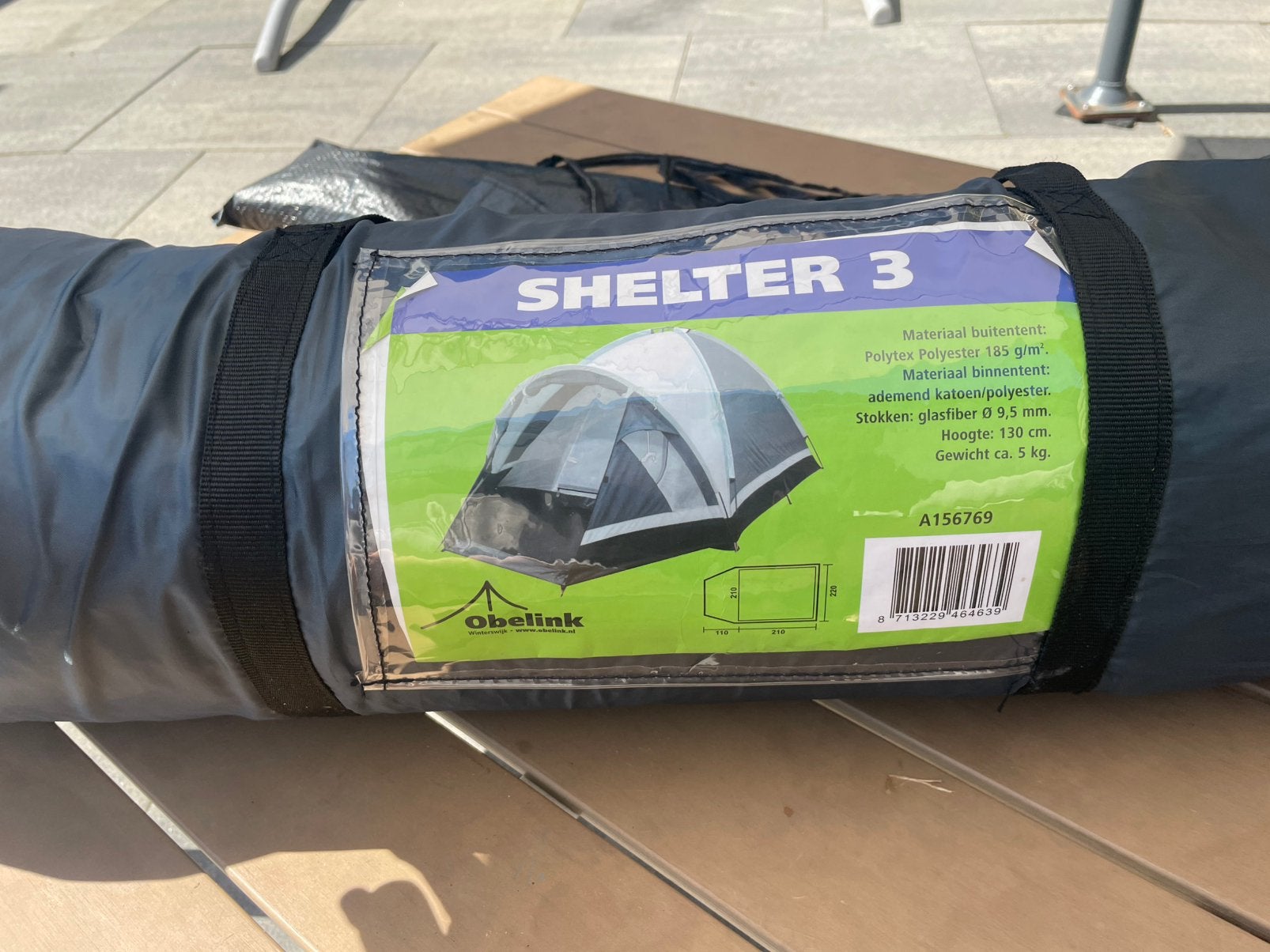 Shelter 3 TENT, Ophalen of Verzenden, Gebruikt