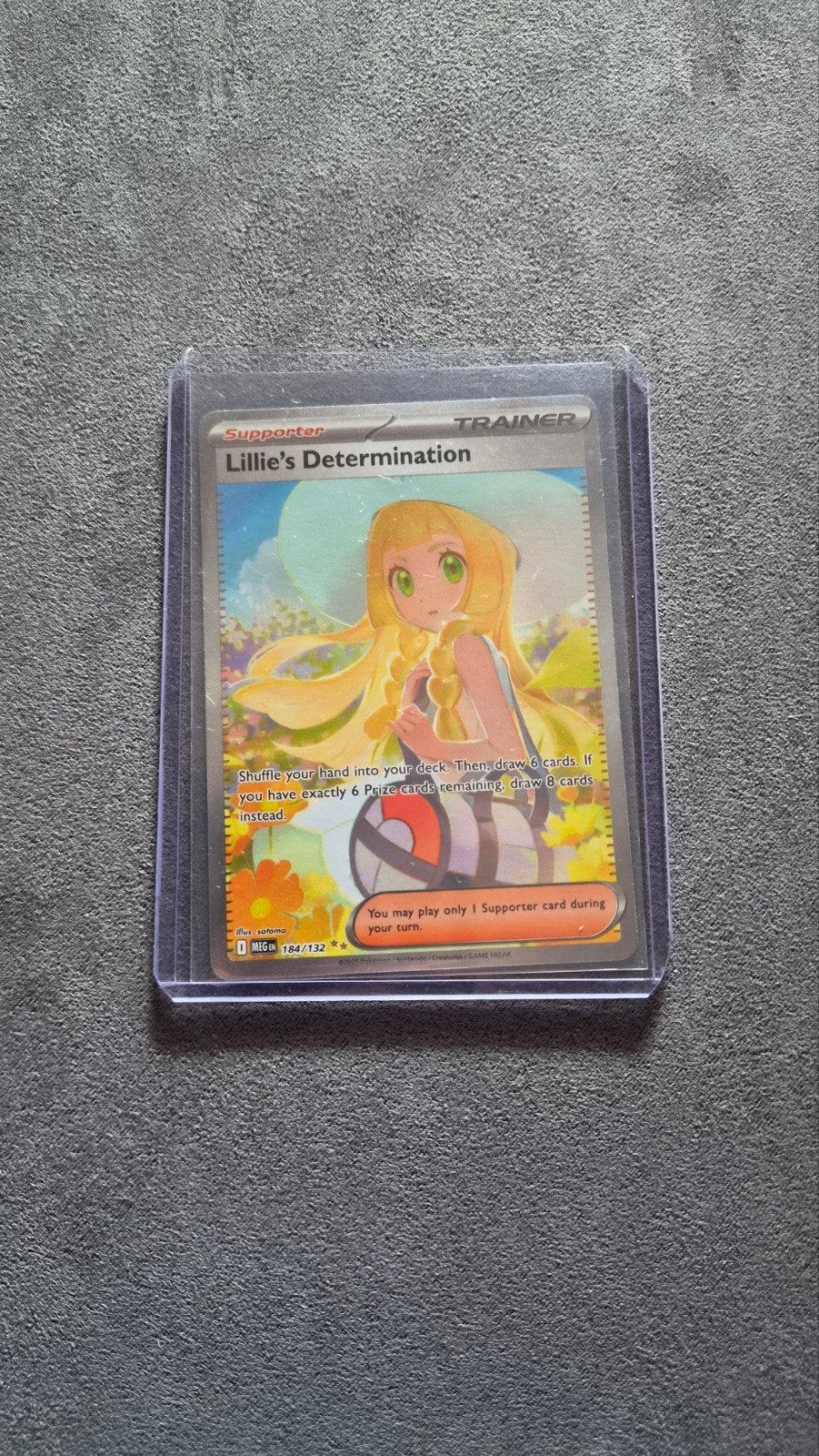 Lillie's Determination #184 Mega Evolutions, Ophalen of Verzenden, Nieuw, Losse kaart