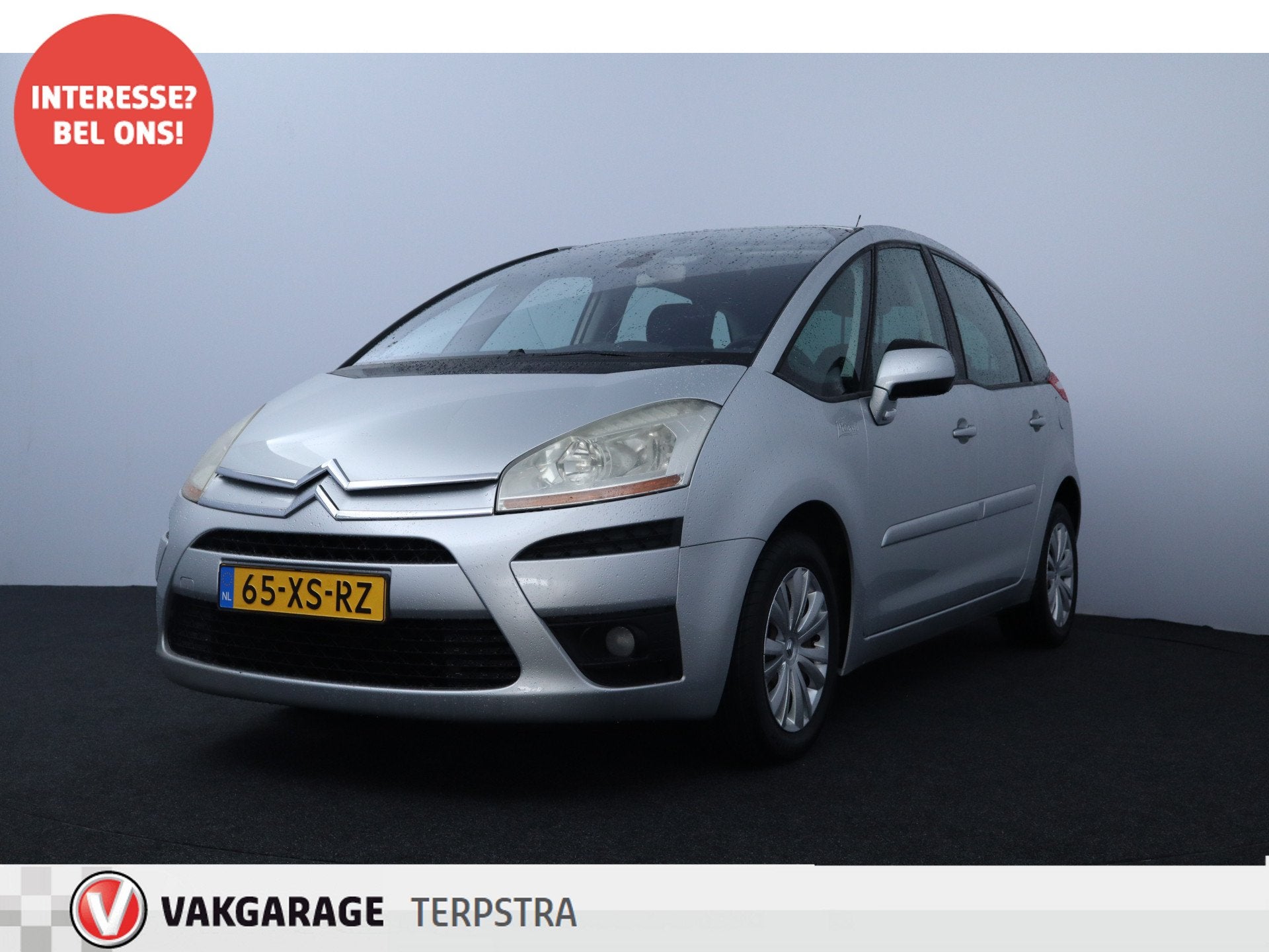 Citroën C4 Picasso 1.8-16V Ambiance 5p/ Panorama-Raam/ Trek, Auto's, Stof, Gebruikt, Zwart, 4 cilinders