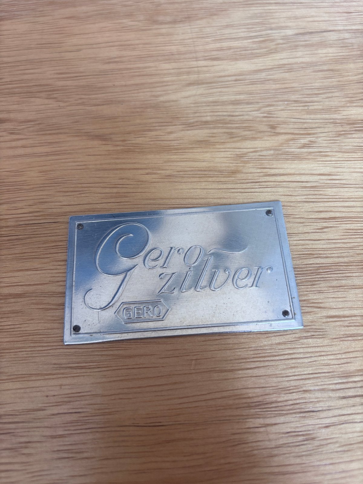Gero 90 Bestek in Houten Cassette, Antiek en Kunst, Antiek | Bestek, Ophalen