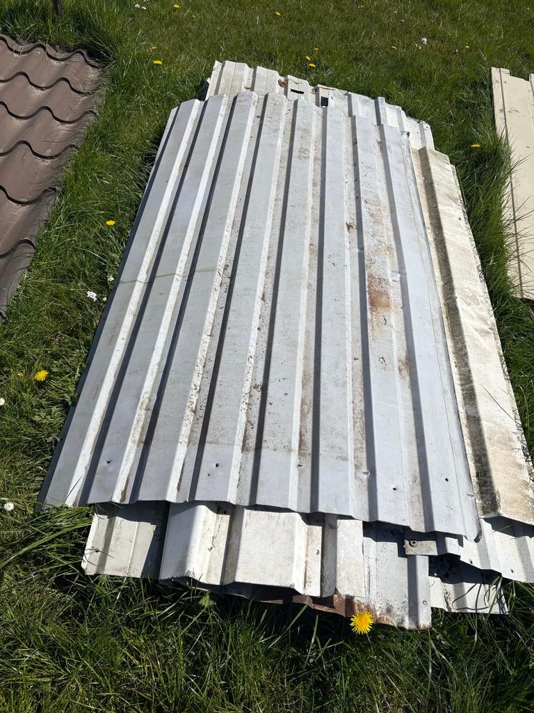 Gebruikte dakplaten / oud ijzer, Ophalen, Gebruikt