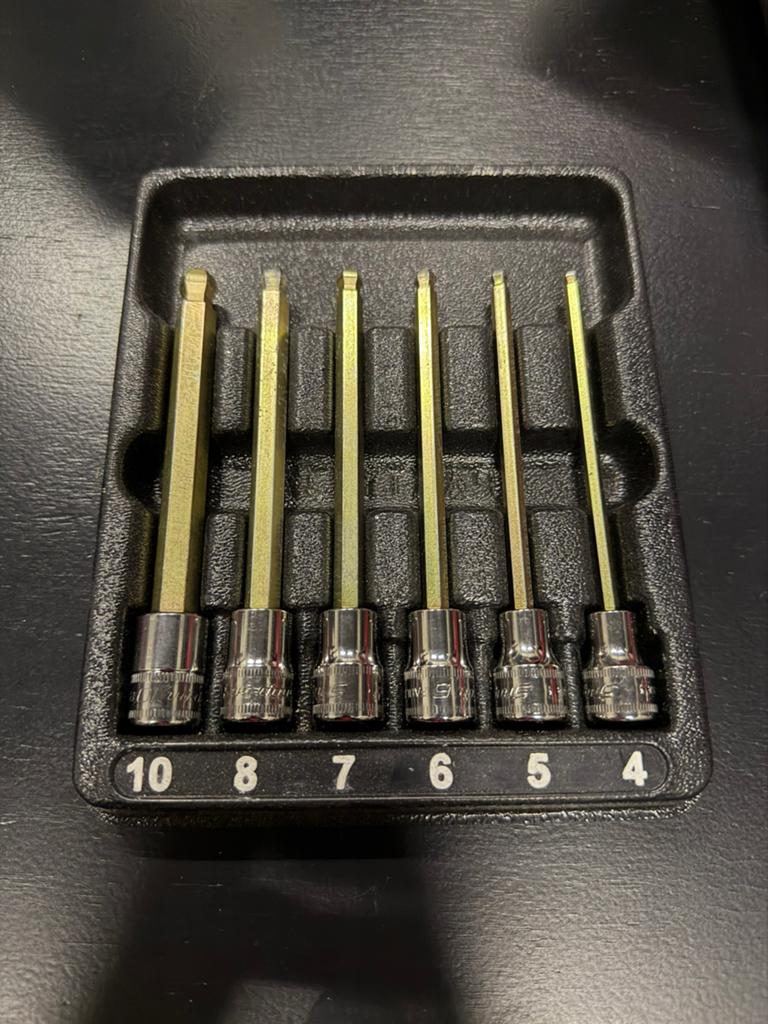 Snap-On lange inbus doppen met bolkop 3/8” 206EFABLM, Ophalen of Verzenden, Zo goed als nieuw