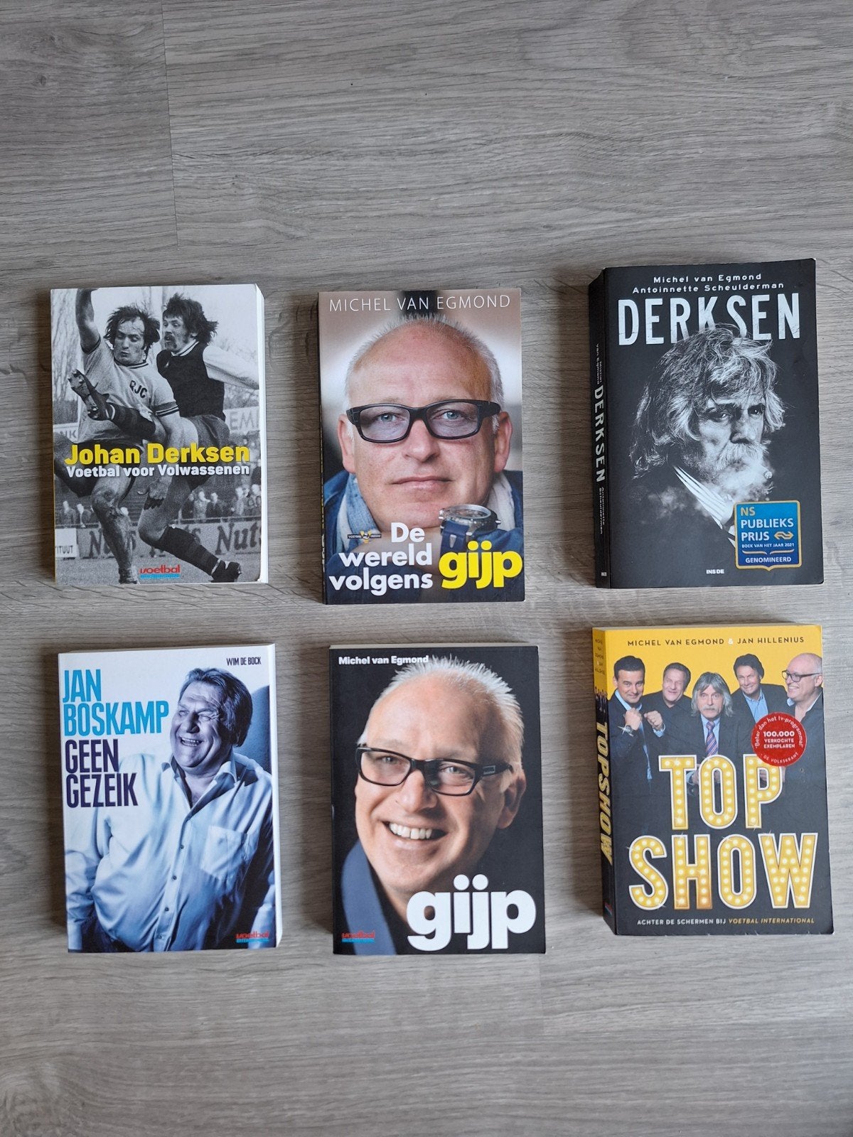 Voetbalboeken:  Johan Derksen, Gijp, Topshow, Jan Boskamp, Ophalen of Verzenden, Zo goed als nieuw, Michel van Egmond, Jan Hillenius, Wim de Bock