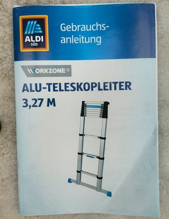 Workzone telescopische ladder, Ophalen, Nieuw, Ladder, Opvouwbaar of Inschuifbaar
