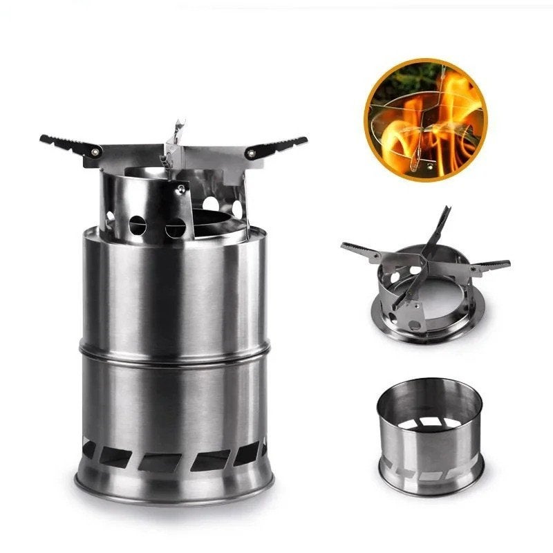 Bushcraft Wood Stove Kooktoestel Woody 2, Outdoorsportshop, Nieuw, APG, Info@outdoorsportshop.nl