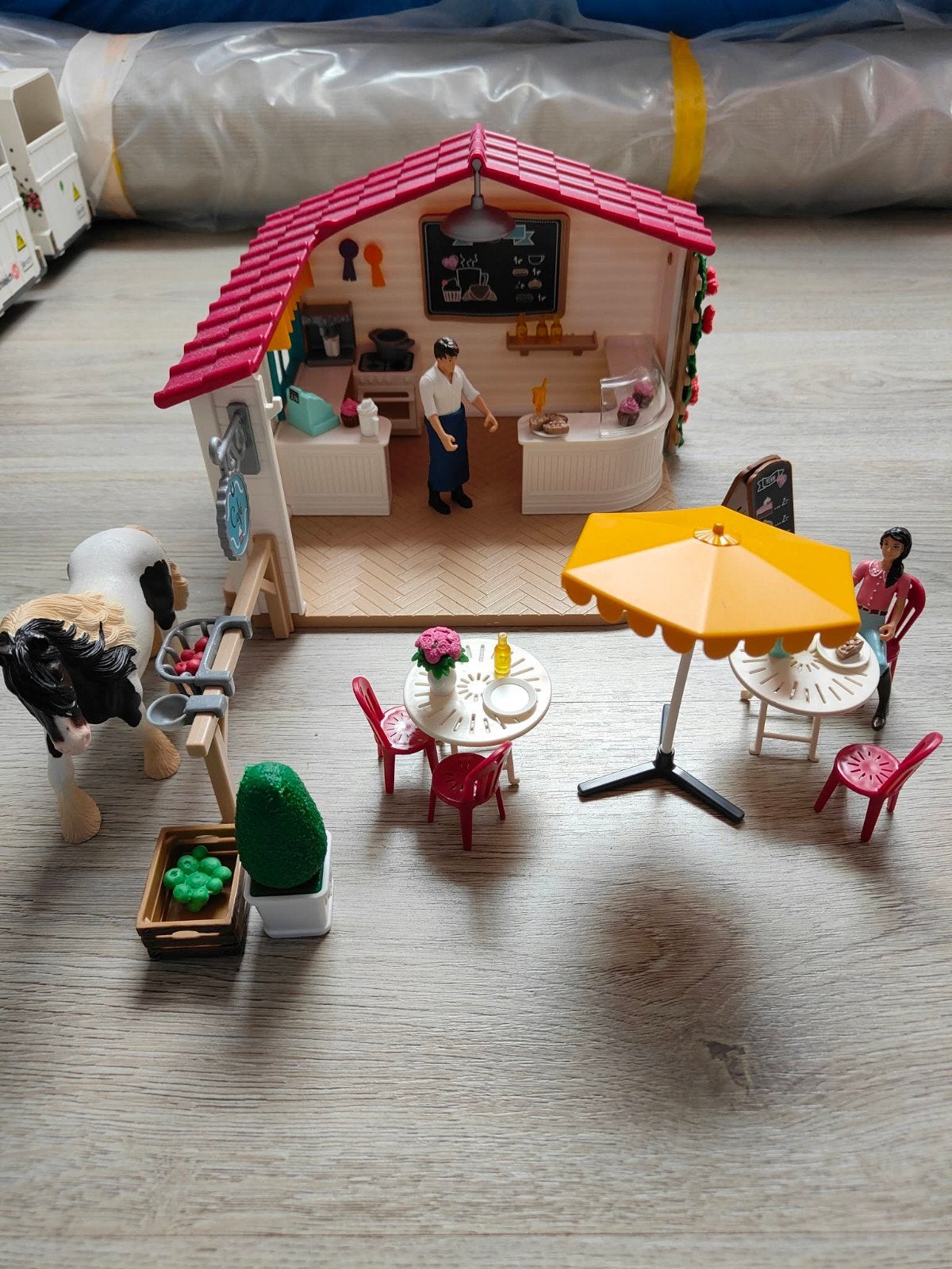 Schleich ruitercafe, Ophalen, Zo goed als nieuw