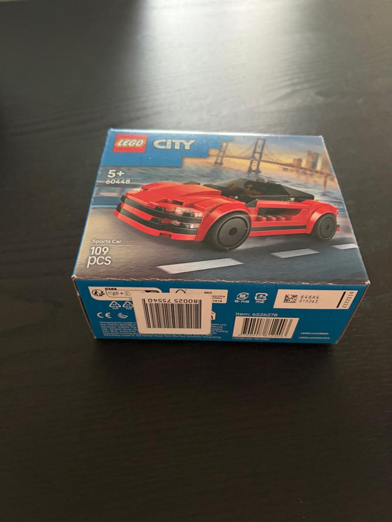 LEGO City 60448 Sportwagen, Ophalen, Zo goed als nieuw, Overige merken
