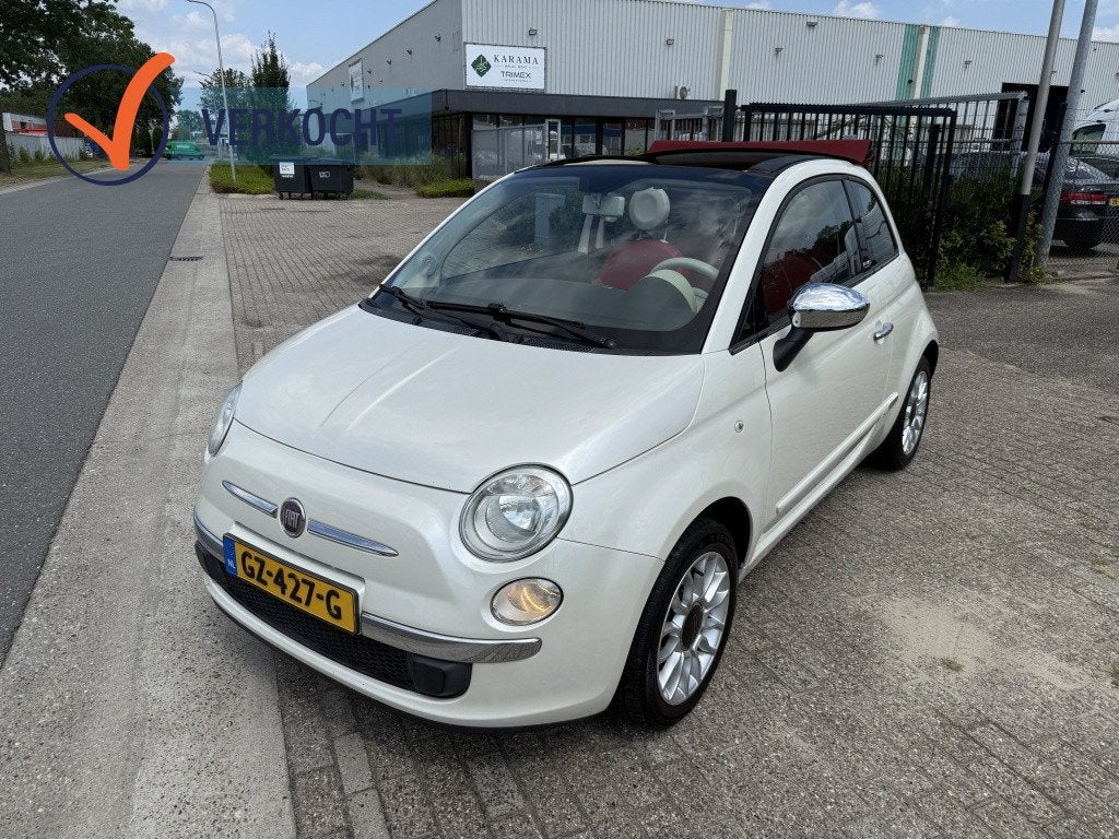 Fiat 500C 1.2 Pop*Cabrio* (bj 2010), 21 km/l, Euro 5, Gebruikt, 4 cilinders