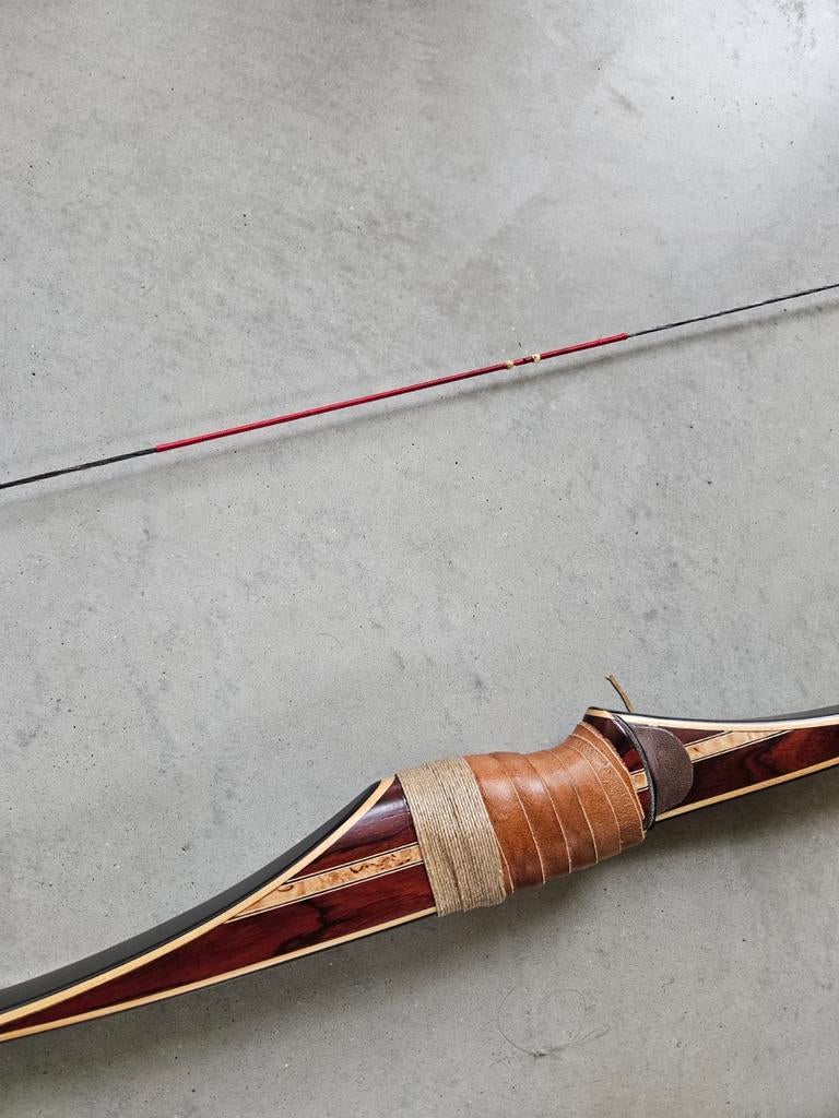 Falco Trophy Custom Longbow - 41# Linkshandig, Ophalen of Verzenden, Gebruikt
