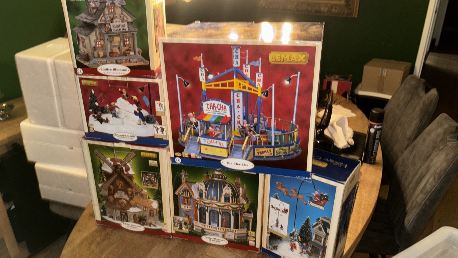 Kerstdorp, lemax kermis. Zie fotos!, Diversen, Ophalen of Verzenden, Gebruikt