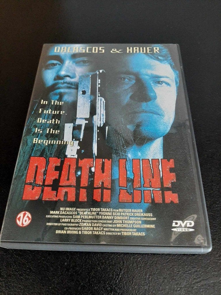Deathline, Rutger Hauer, Mark Dacascos, Yvonne Sciò!, Cd's en Dvd's, Dvd's | Actie, Vanaf 16 jaar, Ophalen of Verzenden, Gebruikt