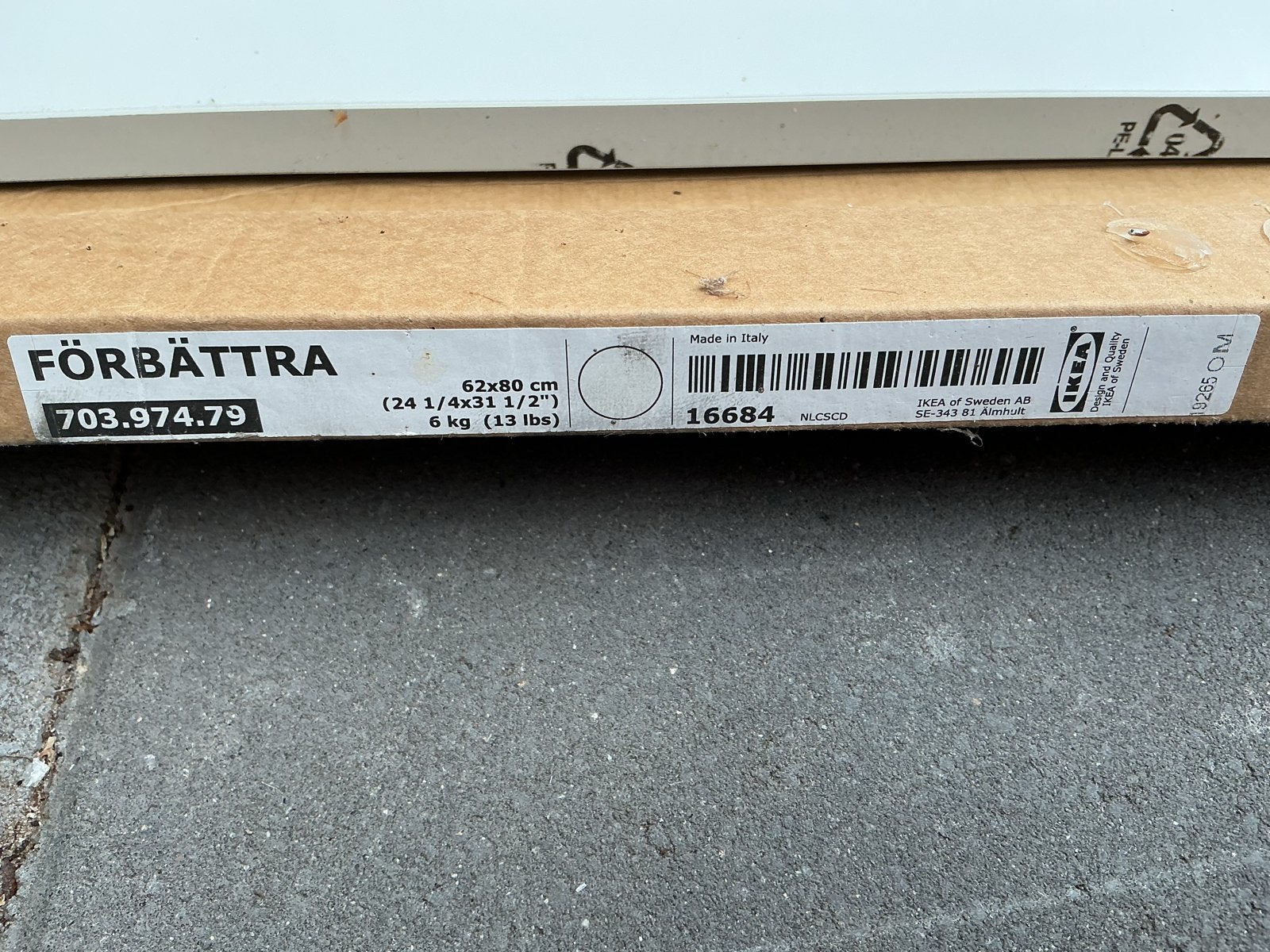 IKEA FÖRBÄTTRA Paneel 62x80 cm - Nieuw in doos, Ophalen, Nieuw