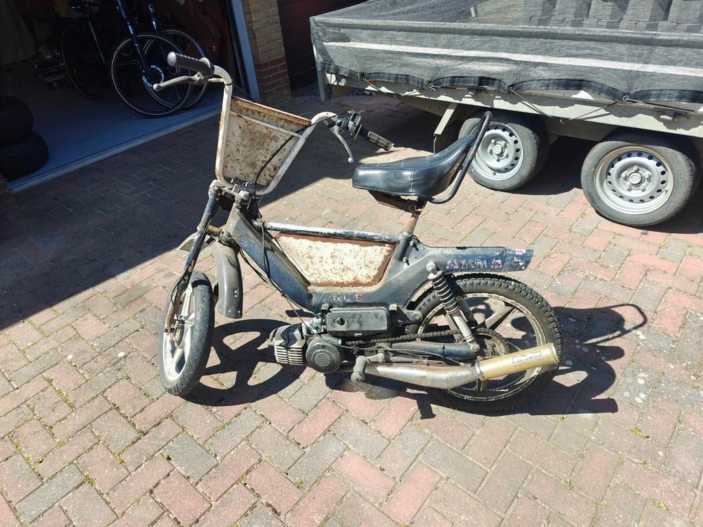 Cross Puch 50cc - Rijdend en Remmend, Fietsen en Brommers, Brommers | Puch, Ophalen, Gebruikt, 50 cc, Maxi