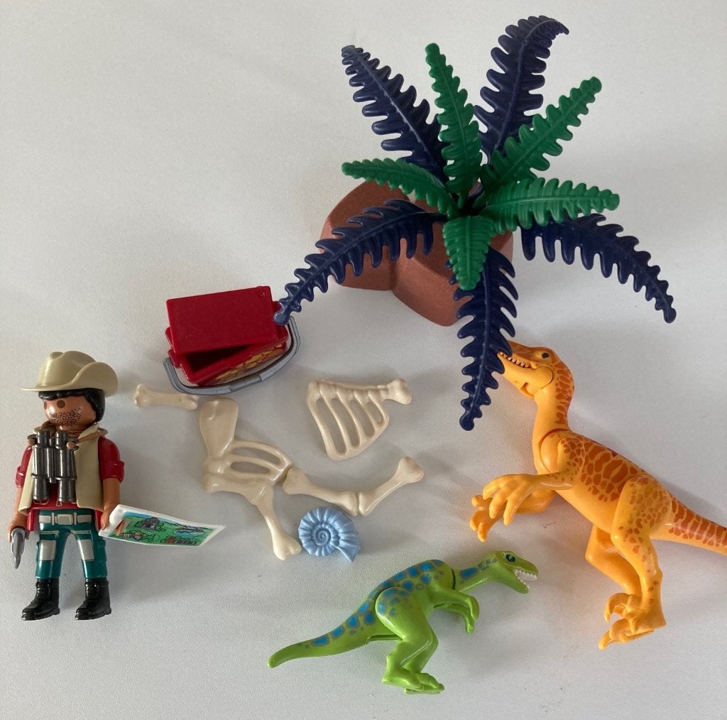 playmobil 70108 dino onderzoeker, Ophalen of Verzenden, Gebruikt, Complete set