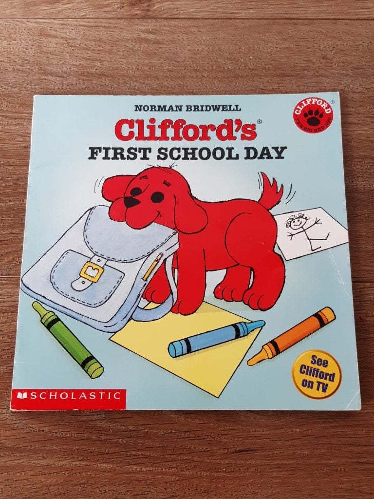 Clifford's First Day at School Children's English Book, Ophalen of Verzenden, Gelezen, Norman Bridwell, Fictie