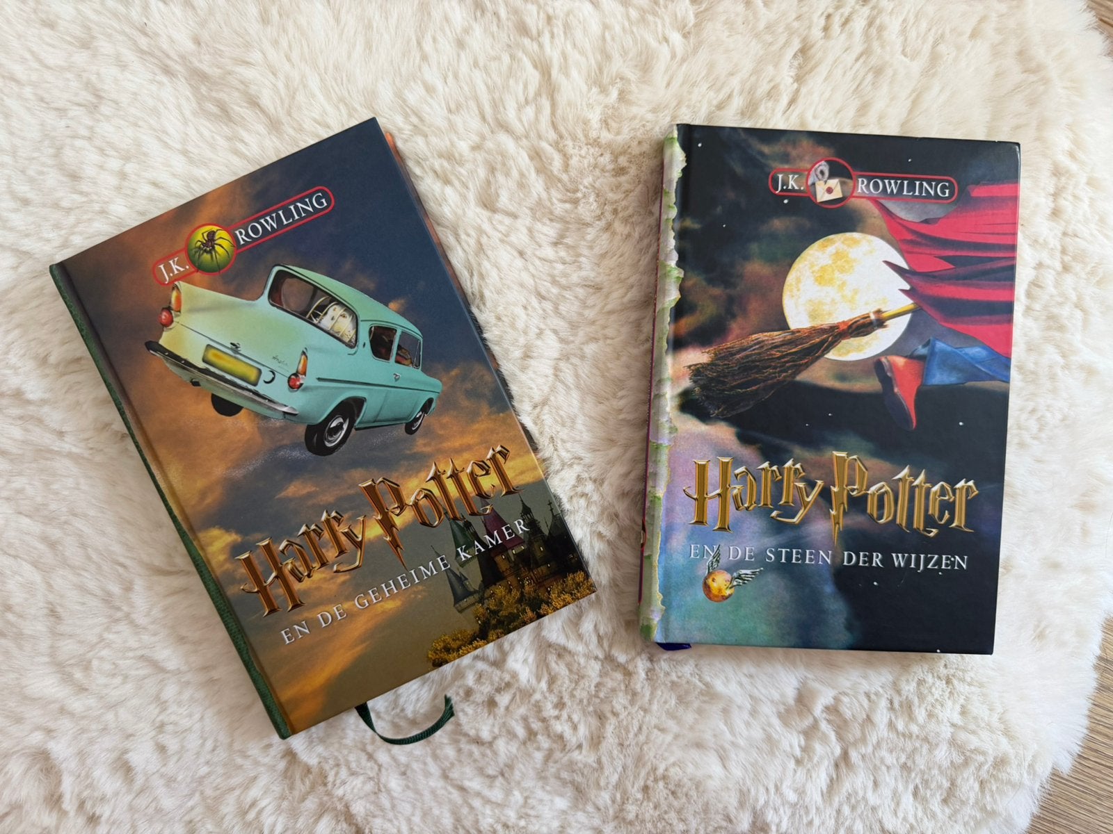Harry potter boeken 1&2, Ophalen of Verzenden, Zo goed als nieuw, Boek of Poster