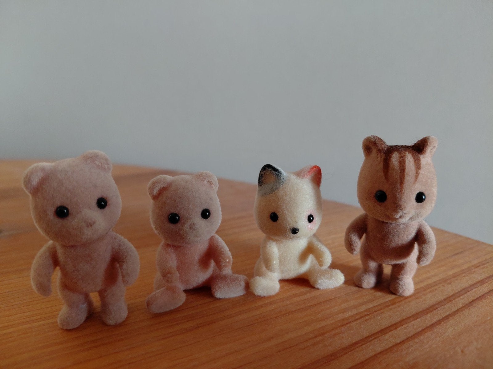 Sylvanian Families vintage babies/beertjes/eekhoorn/katje, Ophalen of Verzenden, Gebruikt, Toebehoren