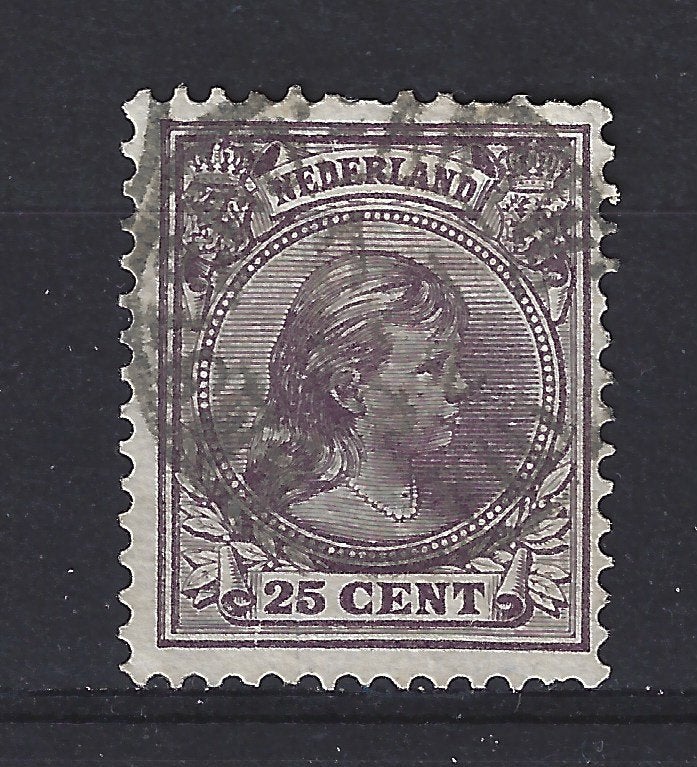 NVPH 42 gebruikt Wilhelmina 1891 : OUD NEDERLAND per stuk, Postzegels en Munten, Postzegels | Nederland, Ophalen of Verzenden