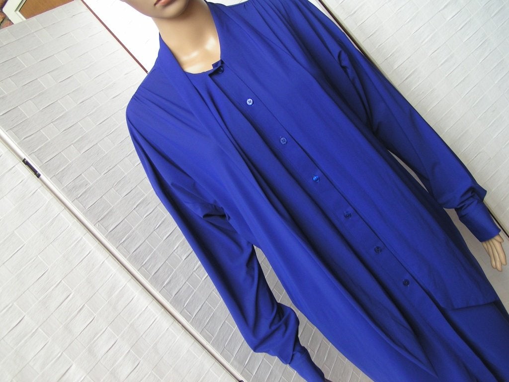 STUDIO ANNELOES lange blouse/jurk,Mt S ,(oversized)Nieuw, Tweedehands, Studio Anneloes, Blauw, Tweedehands