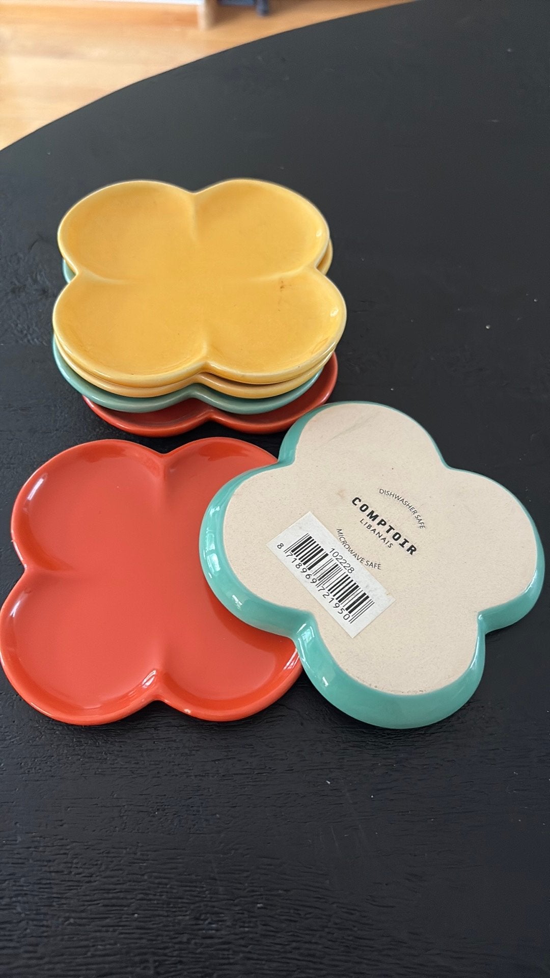 6 x Originele Comptoir Libanais serveerschaaltjes, Ophalen of Verzenden, Keramiek, Overige stijlen, Schaal of Schalen