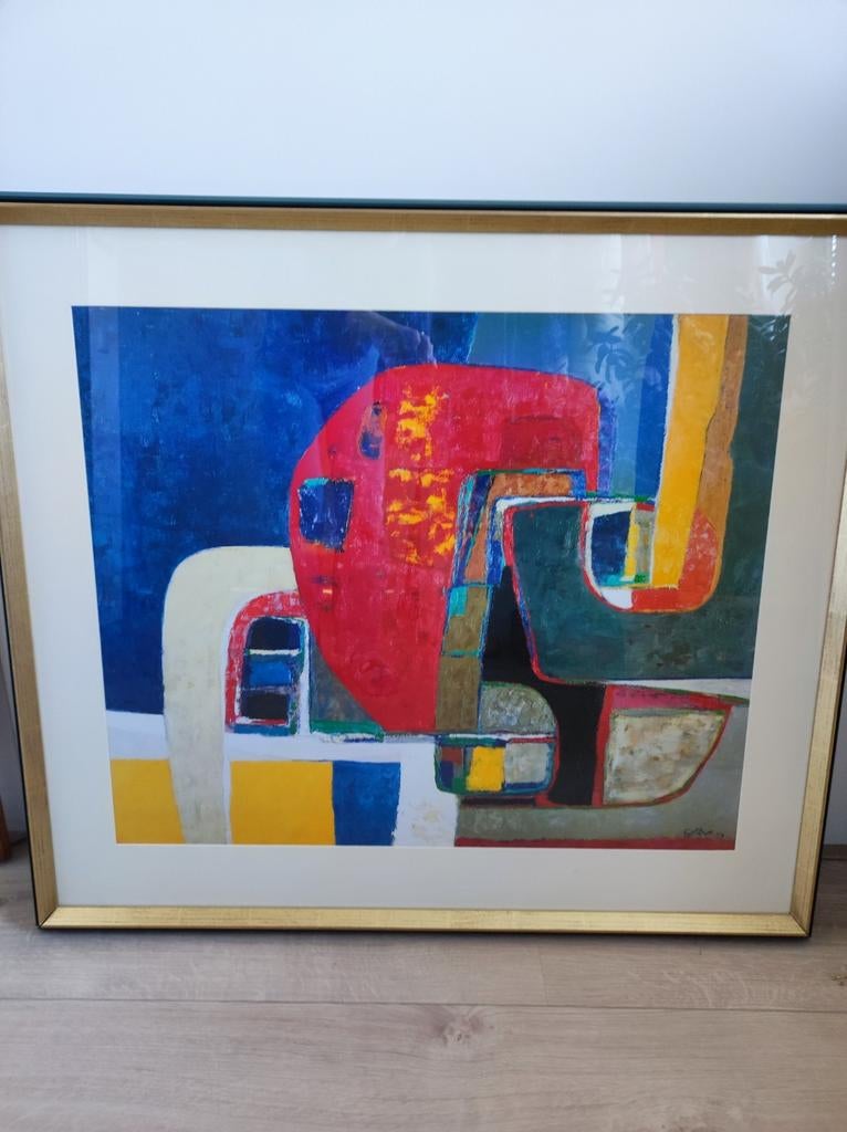 Maurice Esteve print in lijst, Ophalen