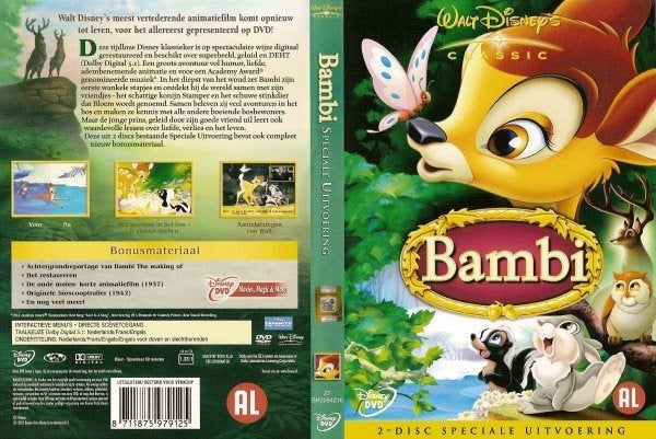 Bambi (2DVD) (Special Edition) 2XDVD, Europees, Tekenfilm, Verzenden, Alle leeftijden