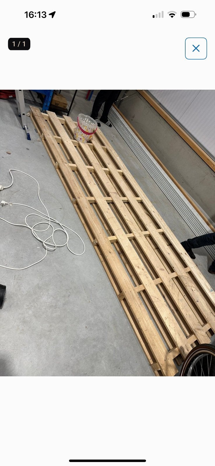 Grote pallets gezocht, Ophalen, Zo goed als nieuw, 50 mm of meer, Pallet