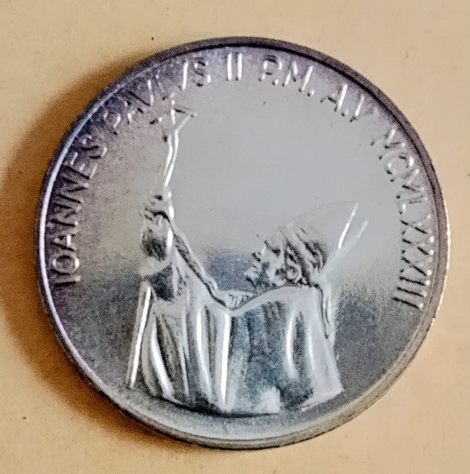 Zelzdam Silver munten Vatican 1000 Lire 1983 proof, Ophalen of Verzenden