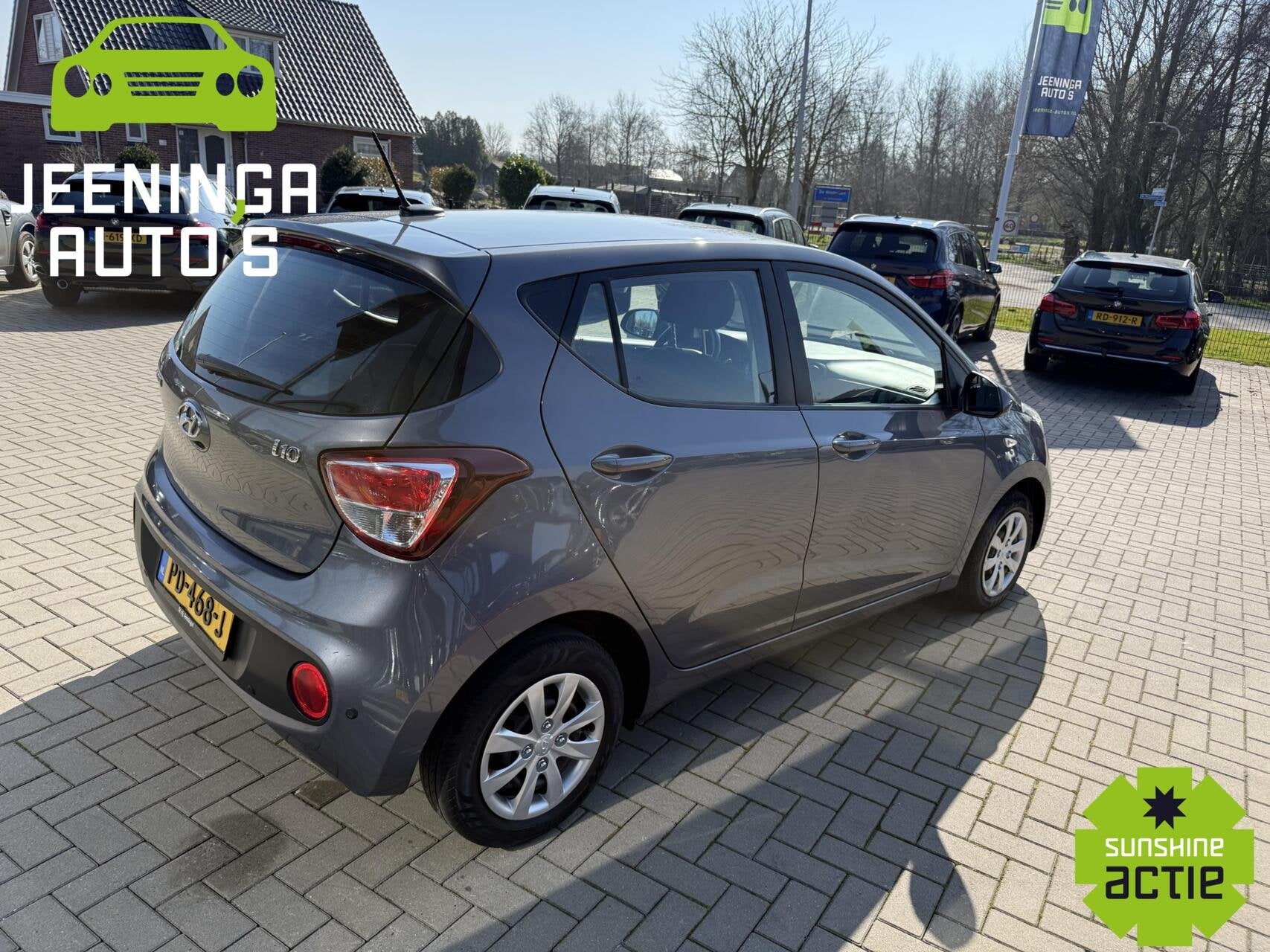 Hyundai i10 1.0i Go! 2017|AppleCarPlay|Navi|Airco|PDC|NAP, Voorwielaandrijving, Stof, Gebruikt, 4 stoelen