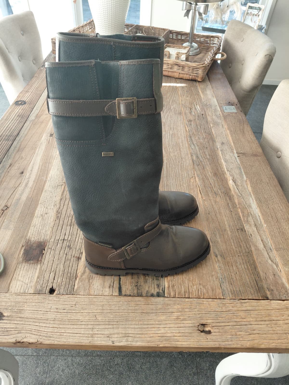 Human nature laarzen maat 38, Kleding | Dames, Ophalen of Verzenden, Zo goed als nieuw, Bruin, Hoge laarzen