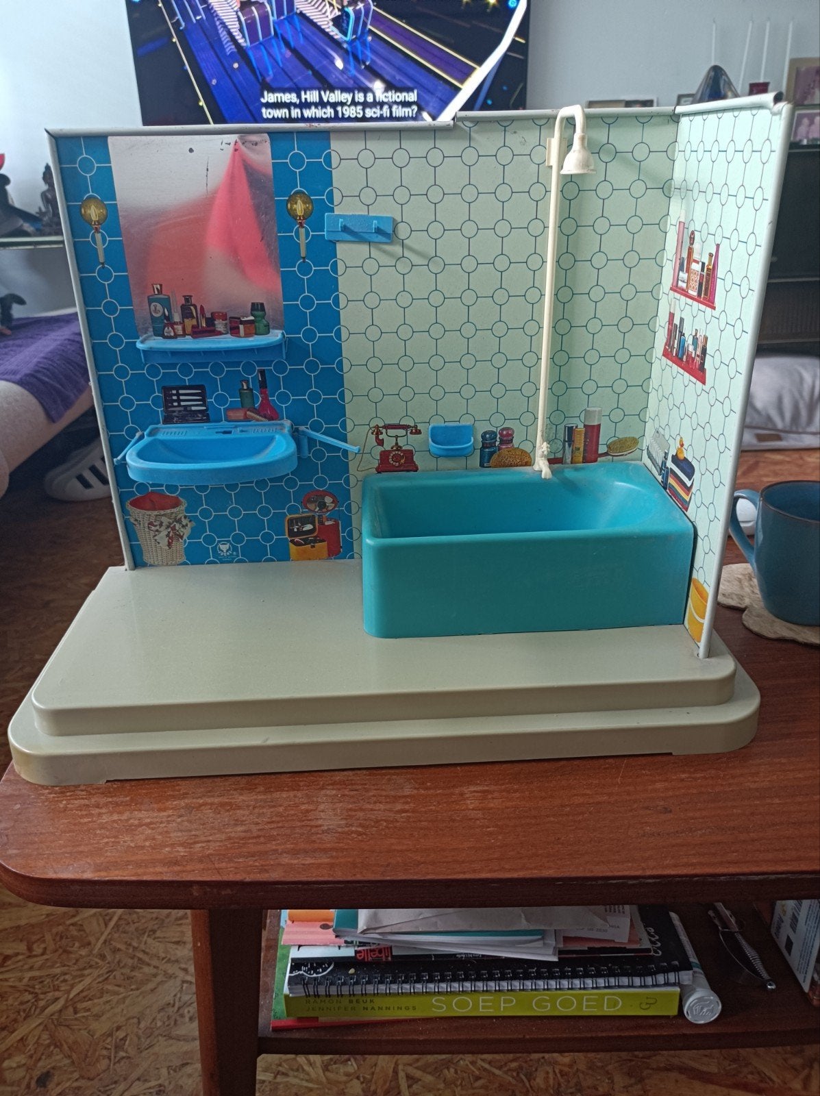 vintage badkamer kinderspeelgoed, Ophalen, Gebruikt