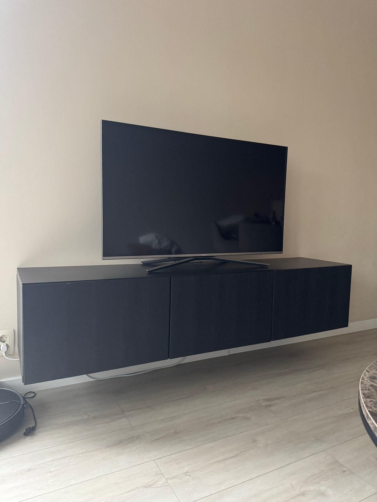 IKEA BESTÅ TV-meubel zwartbruin/Lappviken zwartbruin, Huis en Inrichting, Kasten | Televisiemeubels, Ophalen, 150 tot 200 cm, Zo goed als nieuw