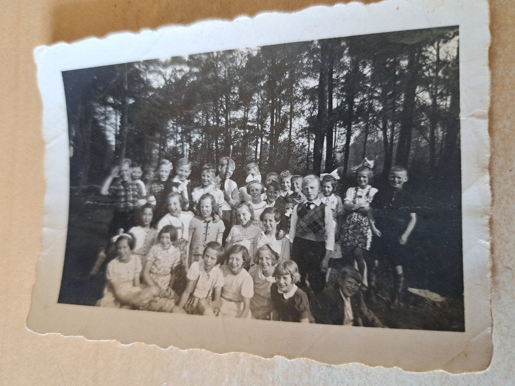 Kleine Foto Aaltense school  septmber 1940, Verzenden, 1940 tot 1960, Zo goed als nieuw