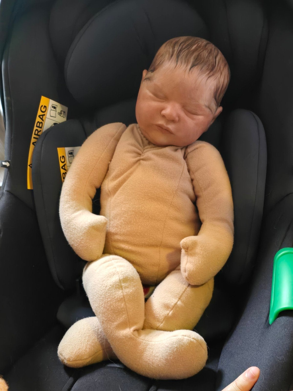 Reborn  knuffel baby, Ophalen of Verzenden, Wit