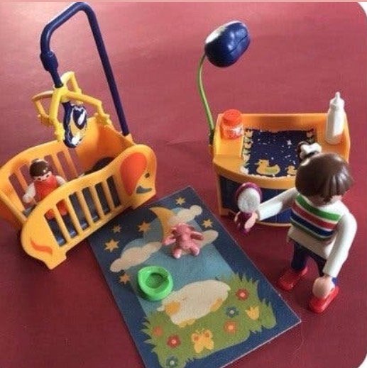 Playmobil 3207 - Babykamer, Ophalen of Verzenden, Complete set, Overige typen