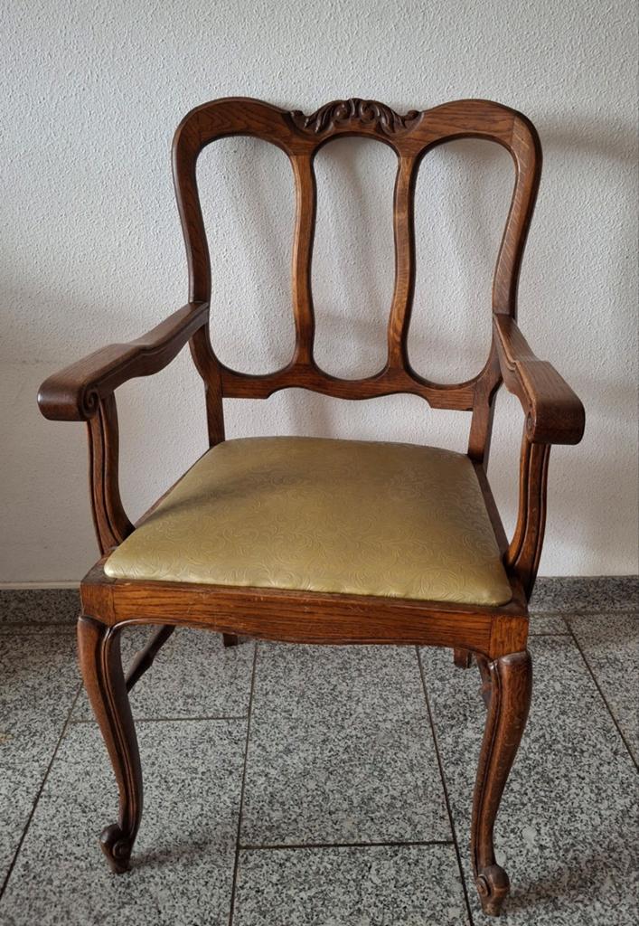 Houten stoel fauteuil in Louis XV-stijl - rococo stoel UNIEK, Antiek en Kunst, Antiek | Meubels | Stoelen en Banken, Ophalen