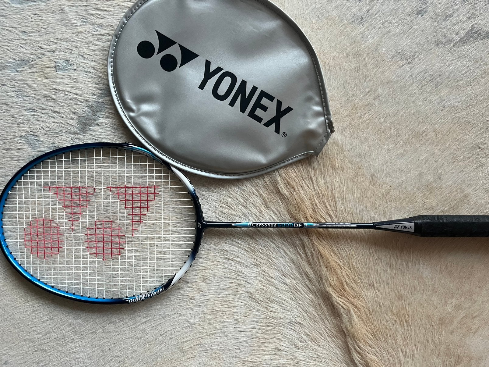 Yonex professioneel badminton racket, Sport en Fitness, Badminton, Ophalen of Verzenden, Zo goed als nieuw, Racket(s)