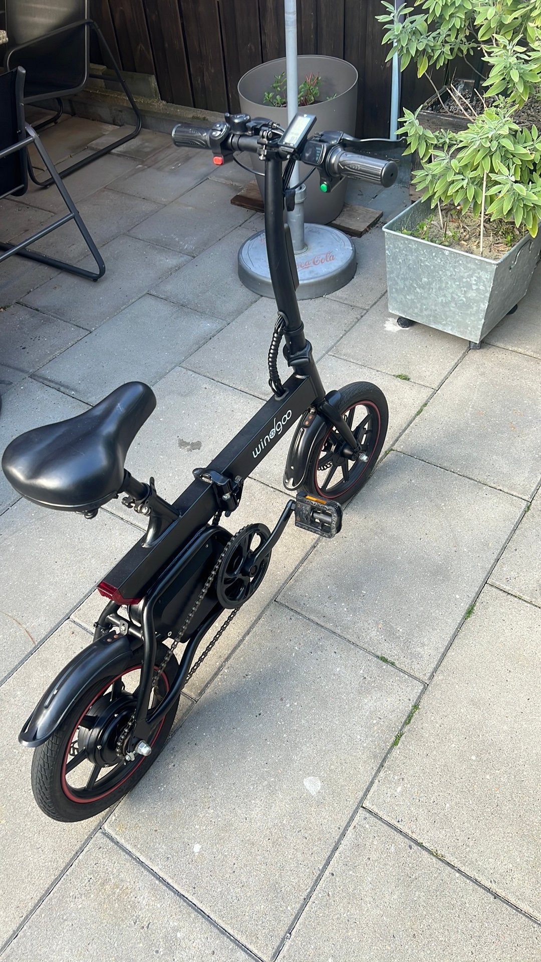 Vouwfiets electrisch, Heren, 14 tot 16 inch, Zo goed als nieuw, Totaal opvouwbaar