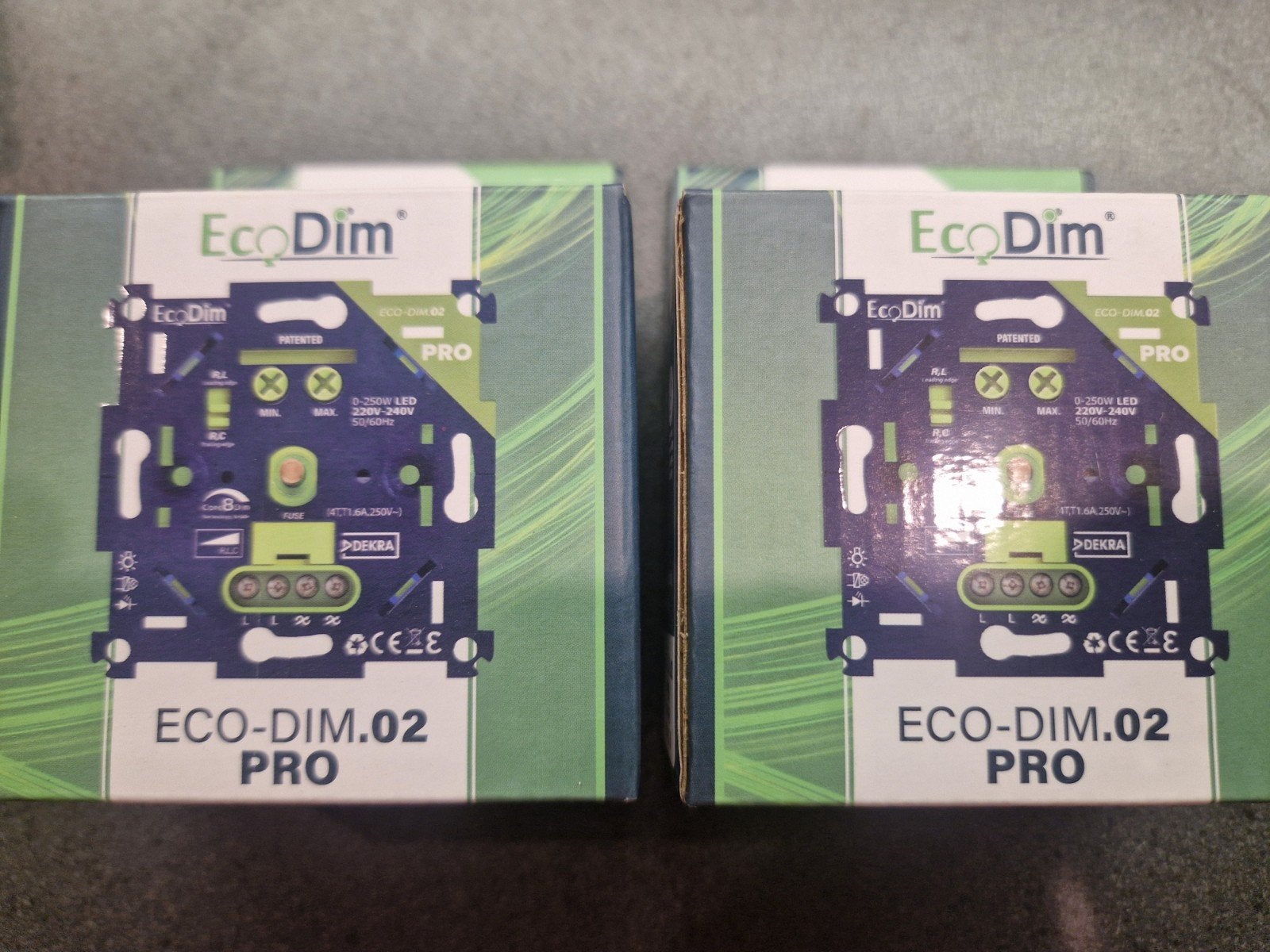 2x dimmer ecodim pro .02 dimmers elektra dimmen led, Ophalen, Nieuw