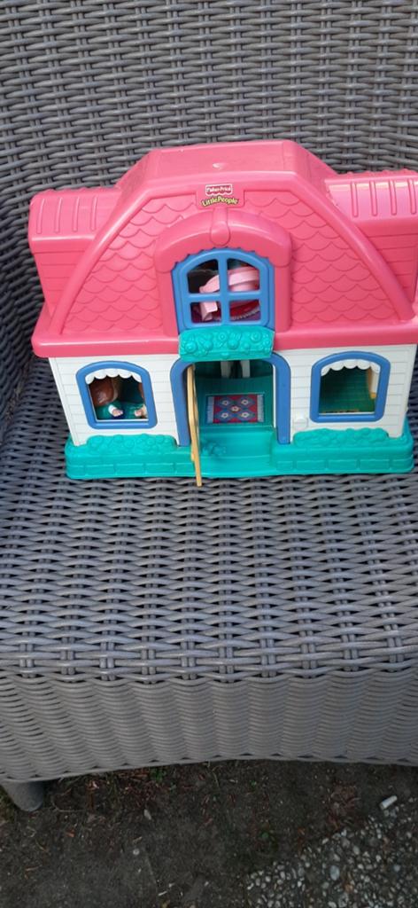 Fisher-Price Little People Poppenhuis met accessoires, Ophalen, Gebruikt, Poppenhuis