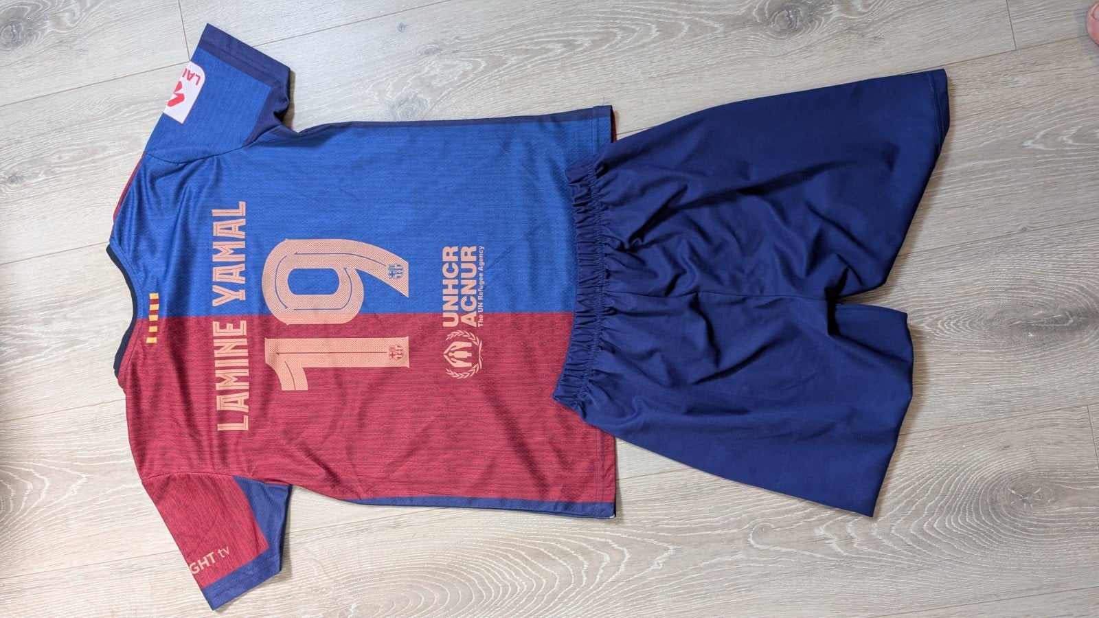 Lamine Yamal FC Barcelona voetbaltenue, Maat XS of kleiner, Ophalen, Shirt