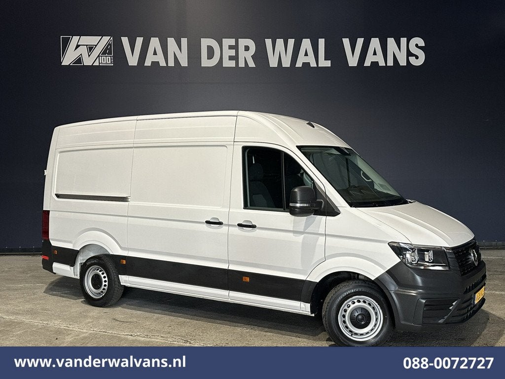 Volkswagen Crafter 2.0 TDI 141pk L3H3 L2H2 Euro6 Airco | Cam, Auto's, Bestelauto's, Voorwielaandrijving, Stof, Gebruikt, 4 cilinders