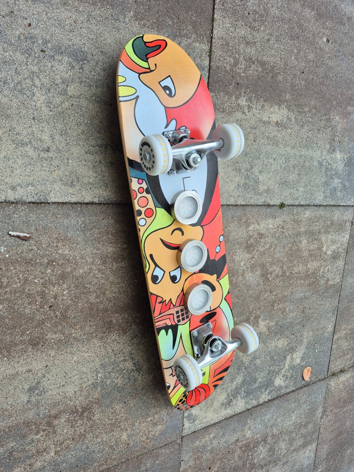 Easy Cruiser Led Skateboard - Uniek Design, Ophalen, Gebruikt, Cruiser, Street Art, Funky