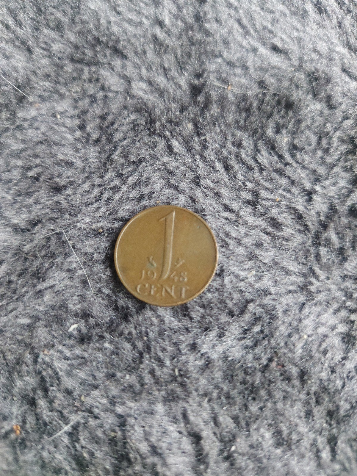 1 Cent Munt Koningin Wilhelmina 1948, Ophalen of Verzenden, Koningin Wilhelmina, 1 cent, Losse munt