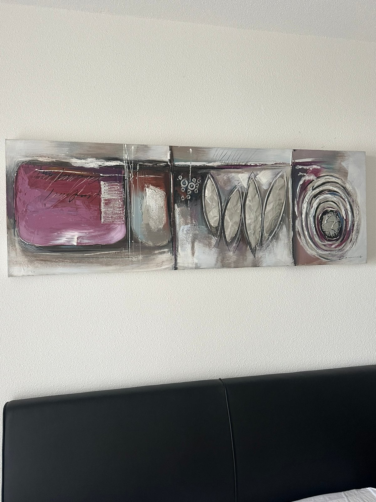 Schilderij 1.50 x 50, Antiek en Kunst, Kunst | Schilderijen | Abstract, Ophalen