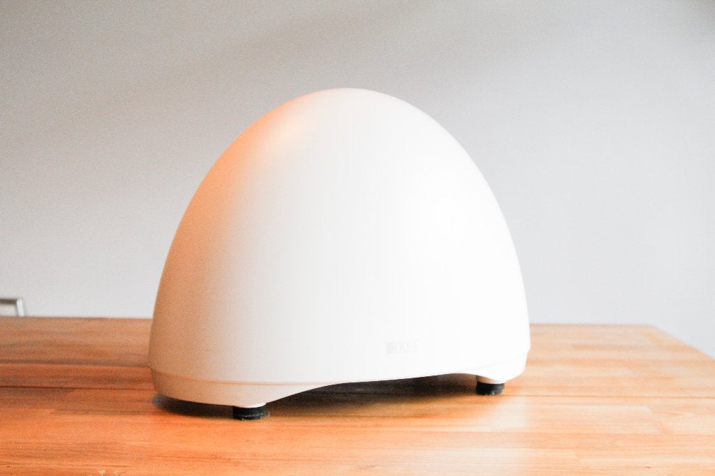 KEF E-2 actieve subwoofer. Wit, Overige merken, Gebruikt, -, Ophalen of Verzenden