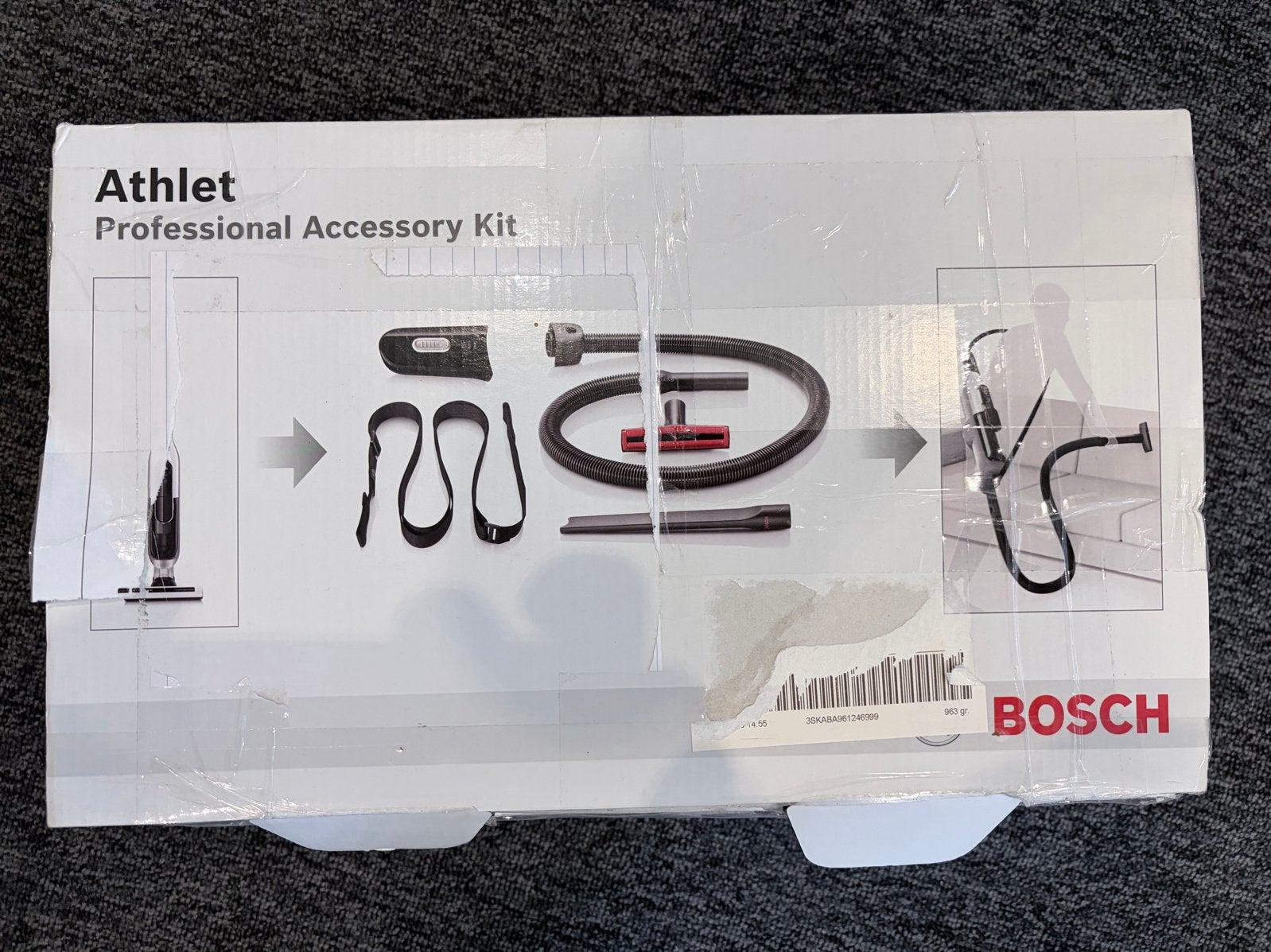 Bosch Athlet Professional Accessory Kit BHZPROKIT, Inclusief accessoires, Bosch, Ophalen of Verzenden, Zo goed als nieuw