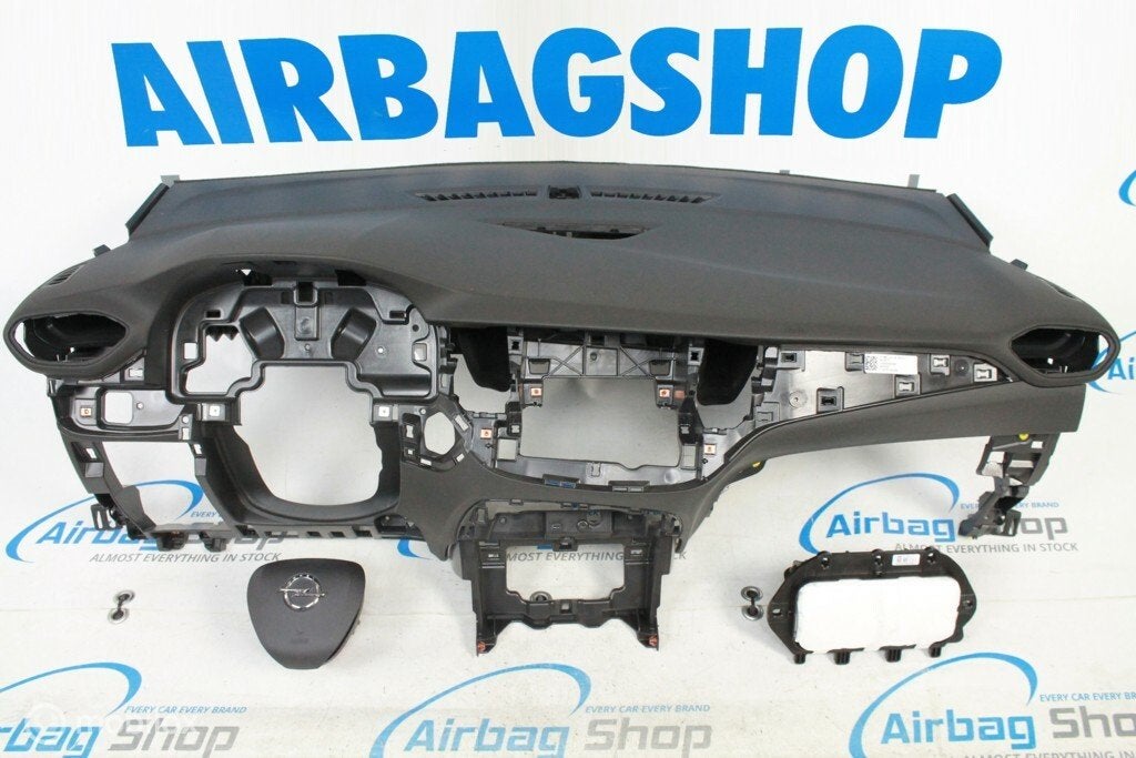 Airbagset - Dashboard zwart Opel Crossland X (2017-heden), Gebruikt, Ophalen of Verzenden